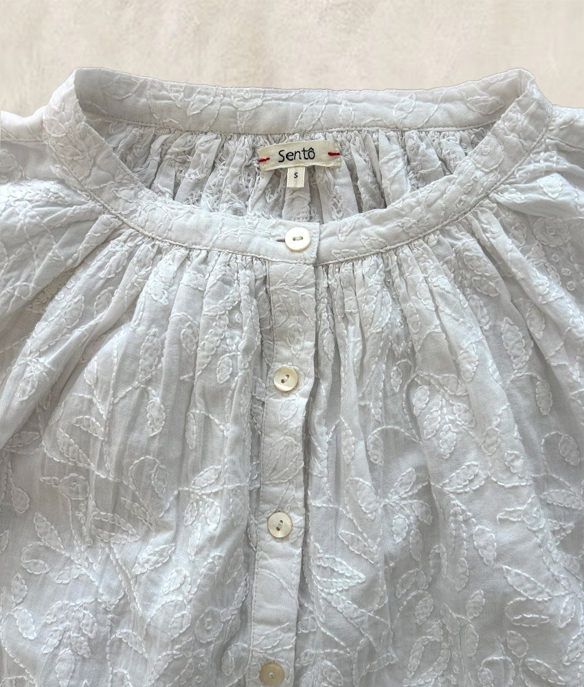 BLOUSE LARGE CHIKANKARI