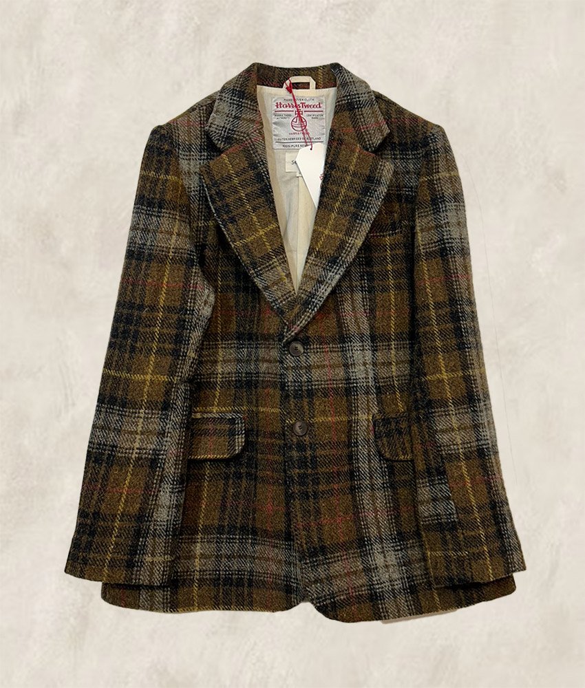 VESTON HARRIS TWEED CARREAUX