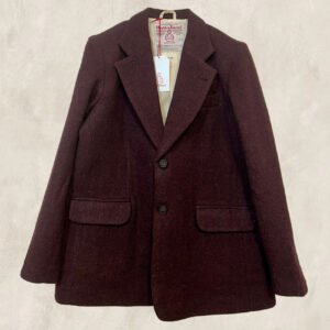 VESTON HARRIS TWEED PRUNE