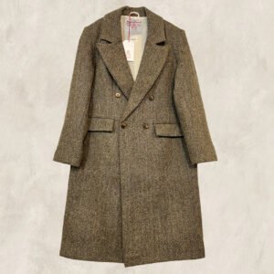 MANTEAU HARRIS TWEED BROWN