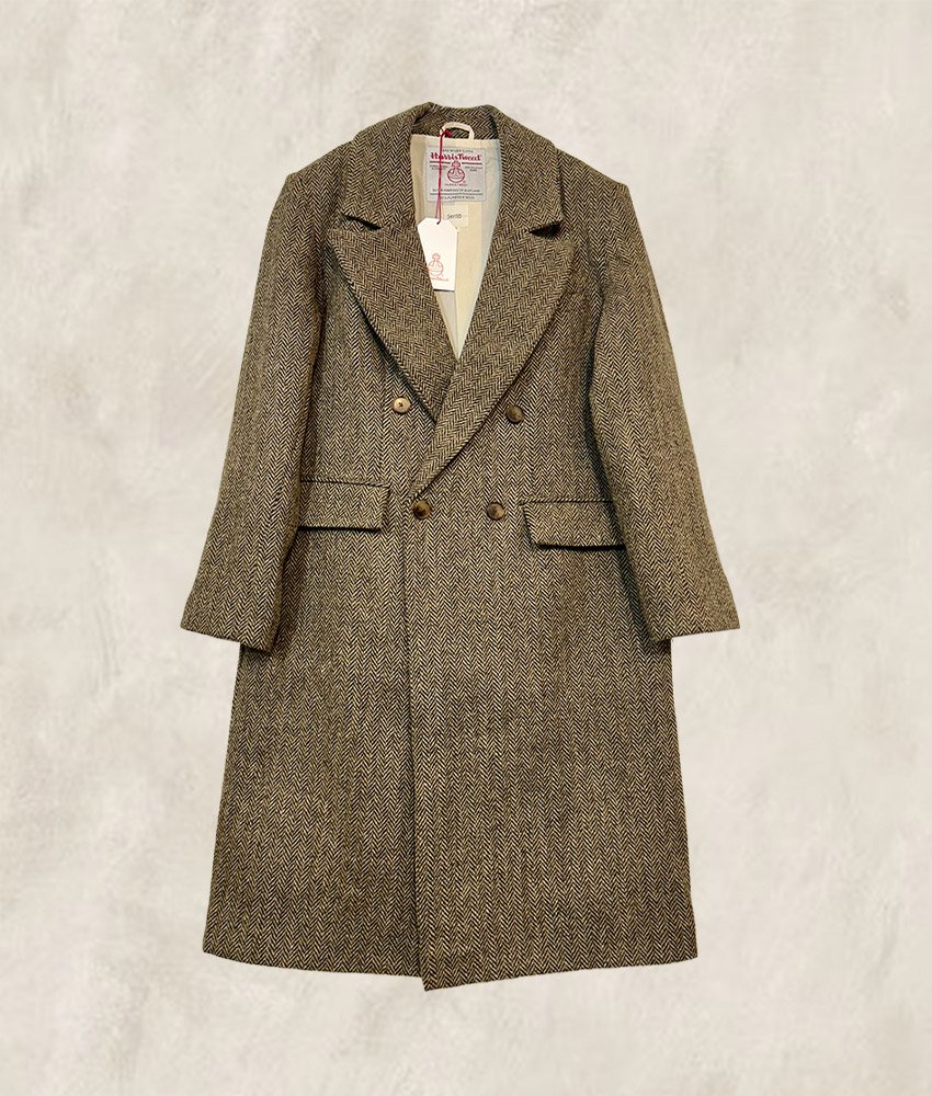 MANTEAU HARRIS TWEED BROWN