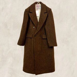 MANTEAU HARRIS TWEED ROUILLE