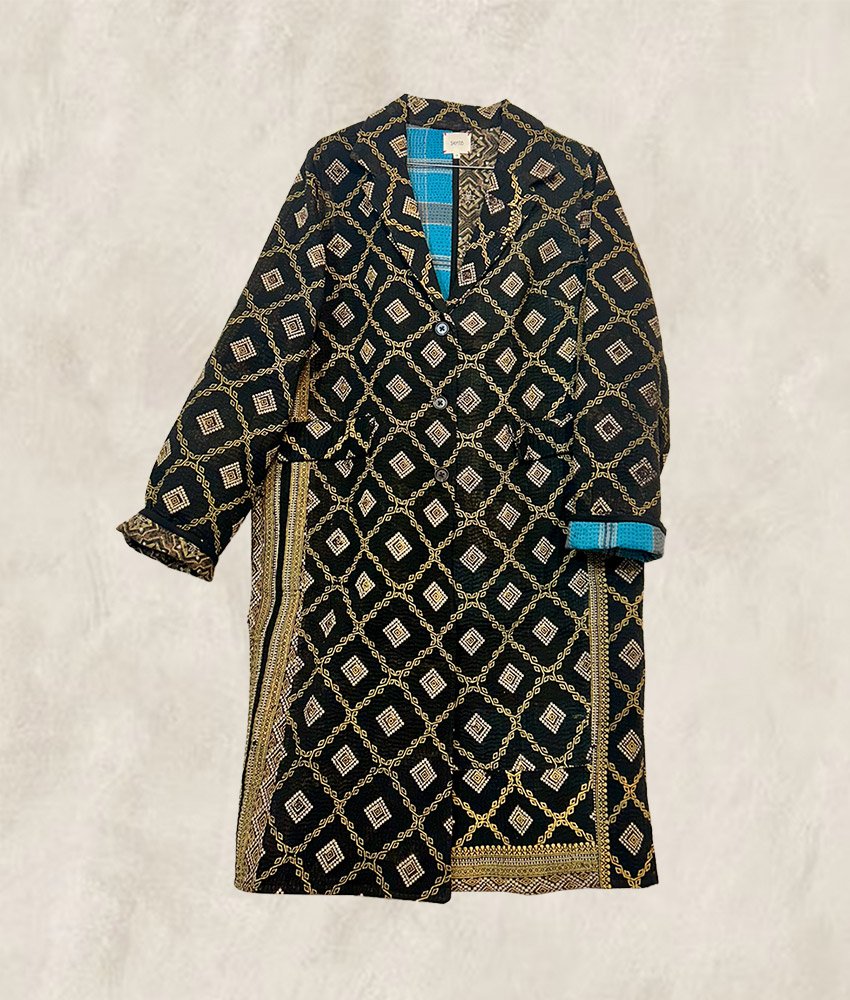 MANTEAU KANTHA  NOIR