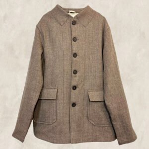 VESTE KHADI LAINE BROWN