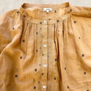 BLOUSE LARGE JAMDANI THÉ