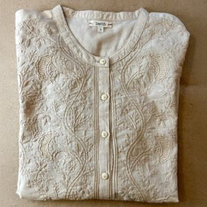 CHEMISE KHADI LUCKNOW THÉ