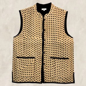 GILET BLOCK PRINT POIS