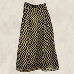 JUPE SOIE ZIGZAG