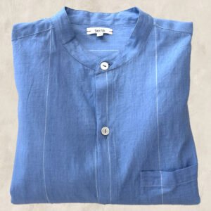 CHEMISE HOMME KHADI BLEU CLAIR