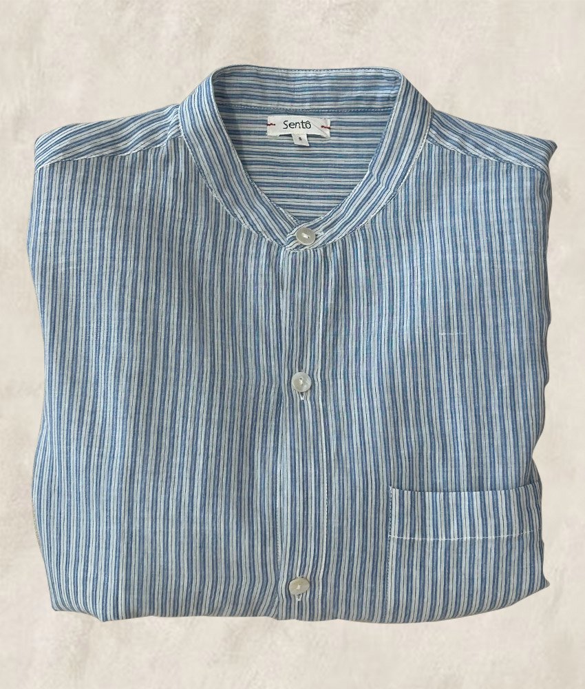 CHEMISE HOMME KHADI RAYÉ