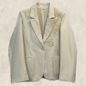 VESTE NATURELLE BRODEE