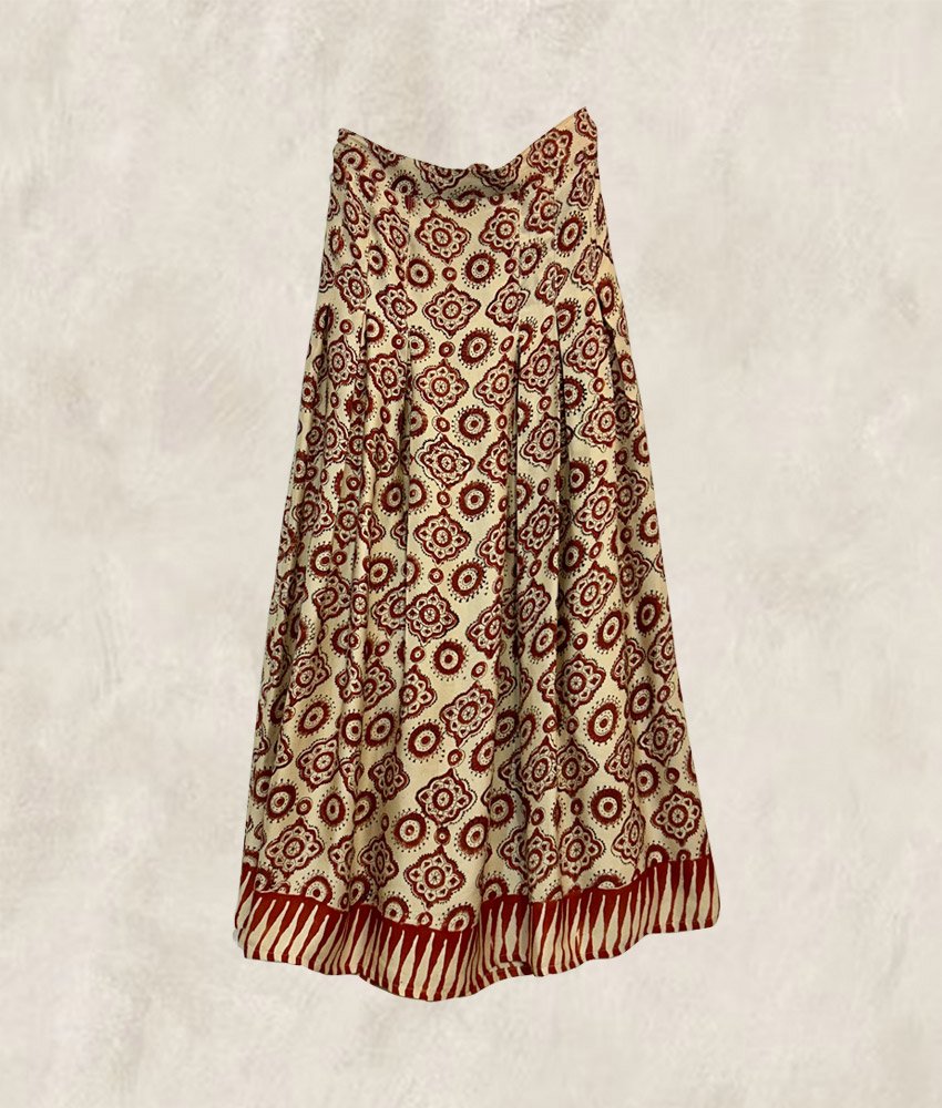 JUPE BLOCK PRINT BAGRU