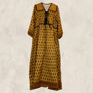 ROBE BLOCK PRINT GOLD