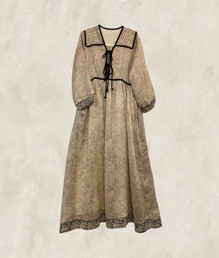 ROBE BLOCK PRINT PASTELS