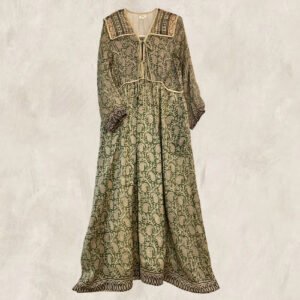 ROBE BLOCK PRINT SAUGE