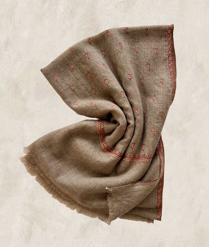PASHMINA ZATI ET ROSES