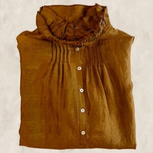 BLOUSE SOIE AMBRE
