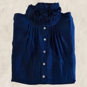 BLOUSE SOIE OUTREMER