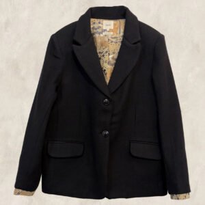 VESTON OBI LAINE NOIR