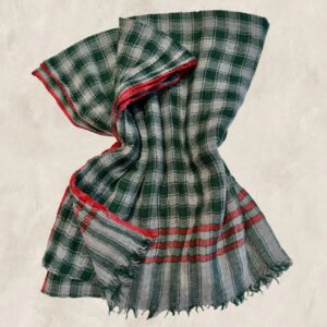 ECHARPE CARREAUX MINT