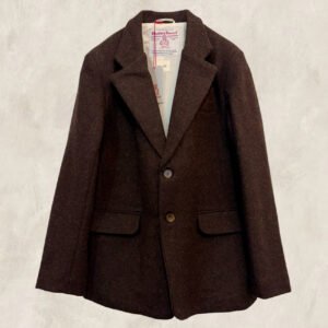VESTON HARRIS TWEED  CHOCOLAT