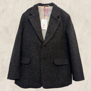 VESTON HARRIS TWEED GRIS FONCÉ
