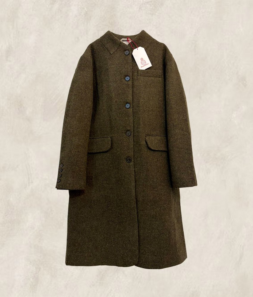 MANTEAU HARRIS TWEED BRONZE
