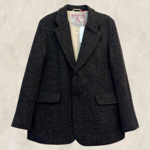 VESTON HARRIS TWEED GRIS CHINÉ